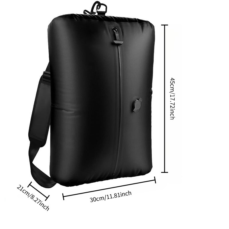 Schwarze Kompressions-Tasche mit Schultergurt