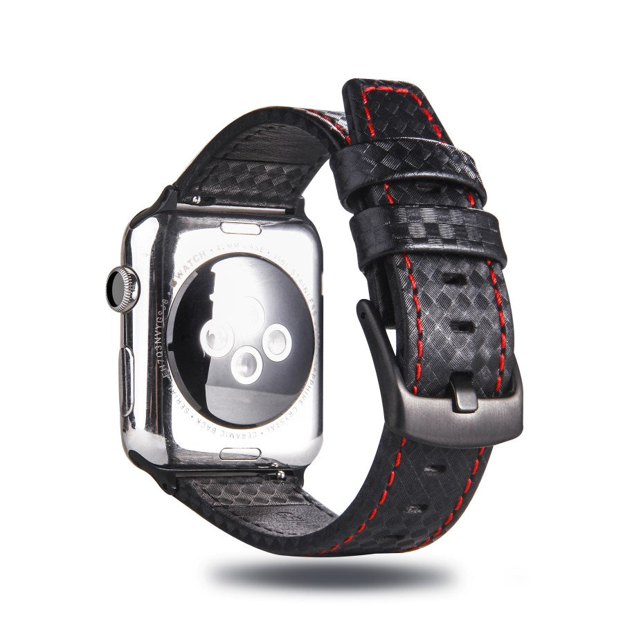 Carbon Fiber Lederarmband für iPhone – Bild 5 | LuxeStyle