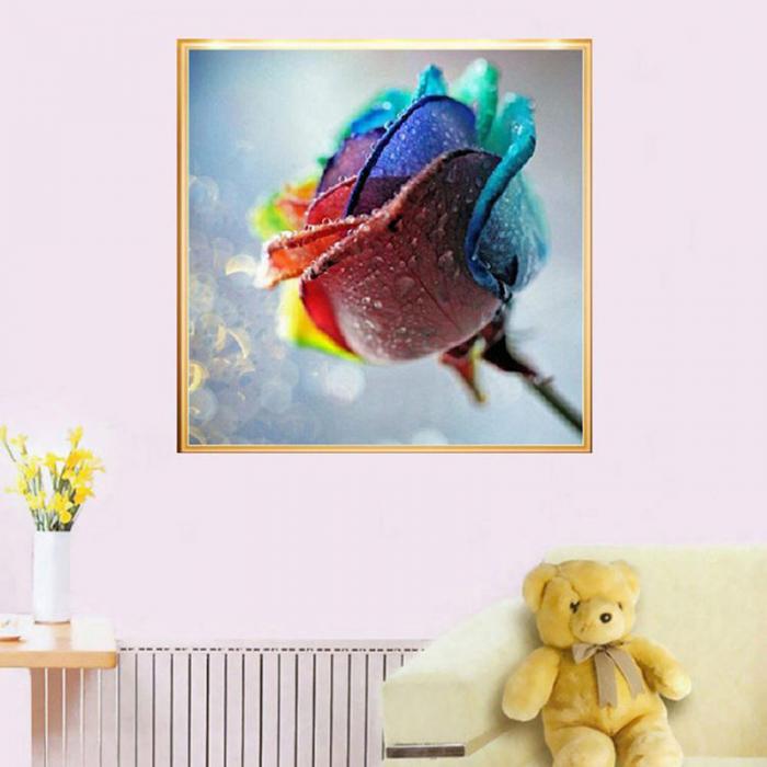 5D DIY Diamant Painting Bunte Rosen (30x30cm) – Bild 3 | LuxeStyle