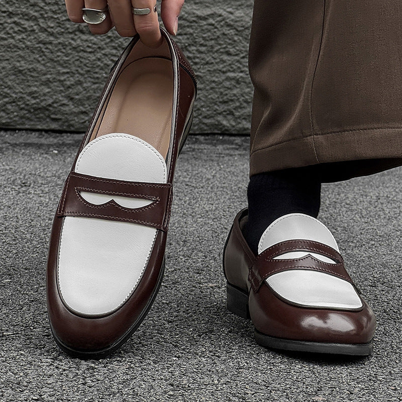 Stylische Slip-on Casual Lederschuhe für Herren