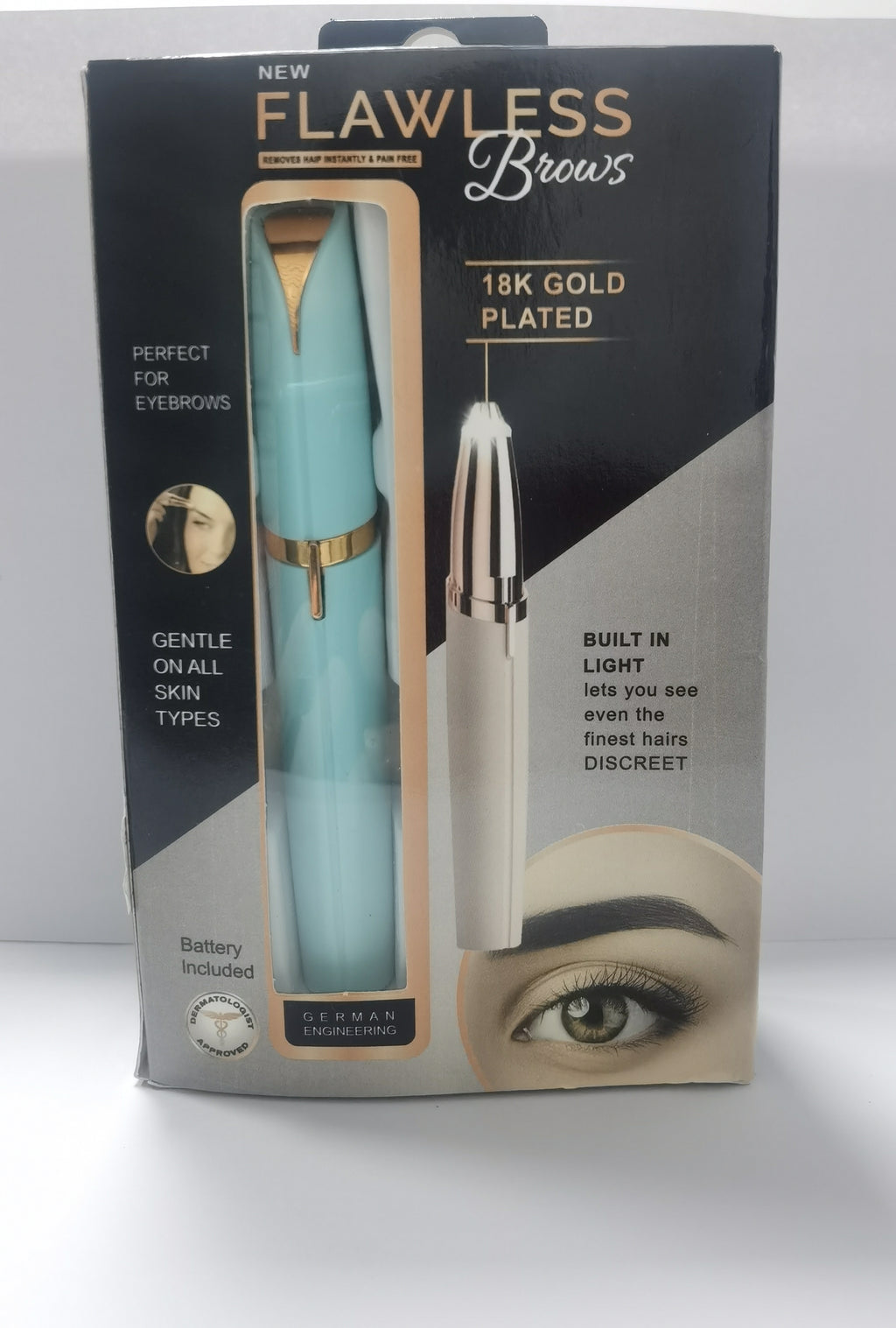 Mini Augenbrauen Trimmerstift mit LED-Licht