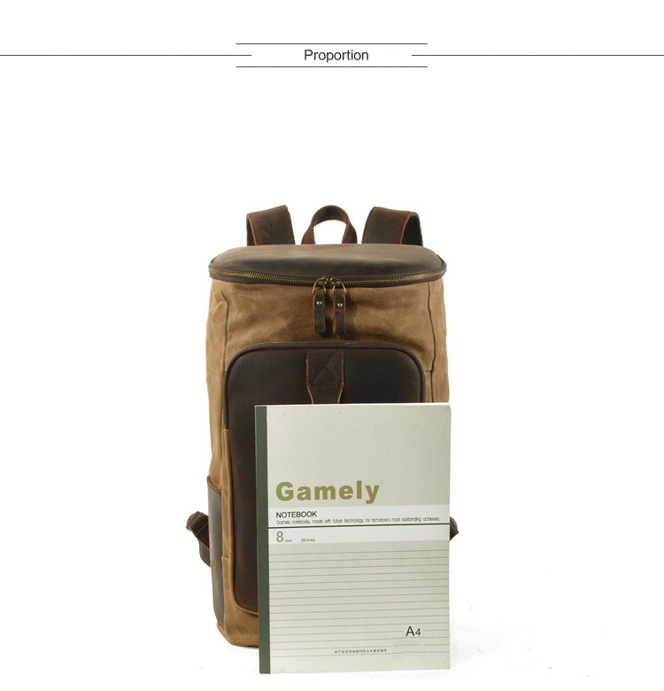 Mannlicher Canvas-Schultertasche, mittelgross – Bild 2 | LuxeStyle