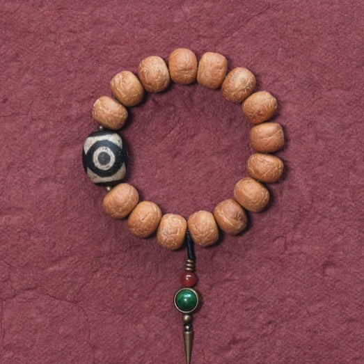 Armband mit Bodhi-Samen und Dzi-Perlen – Bild 5 | LuxeStyle