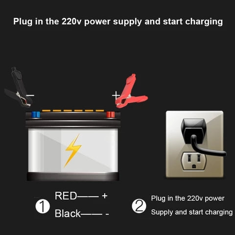 Intelligentes 12V Autobatterie-Ladegerät
