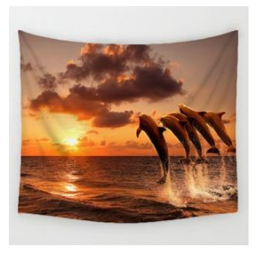 Wandteppich mit Tiermuster | LuxeStyle