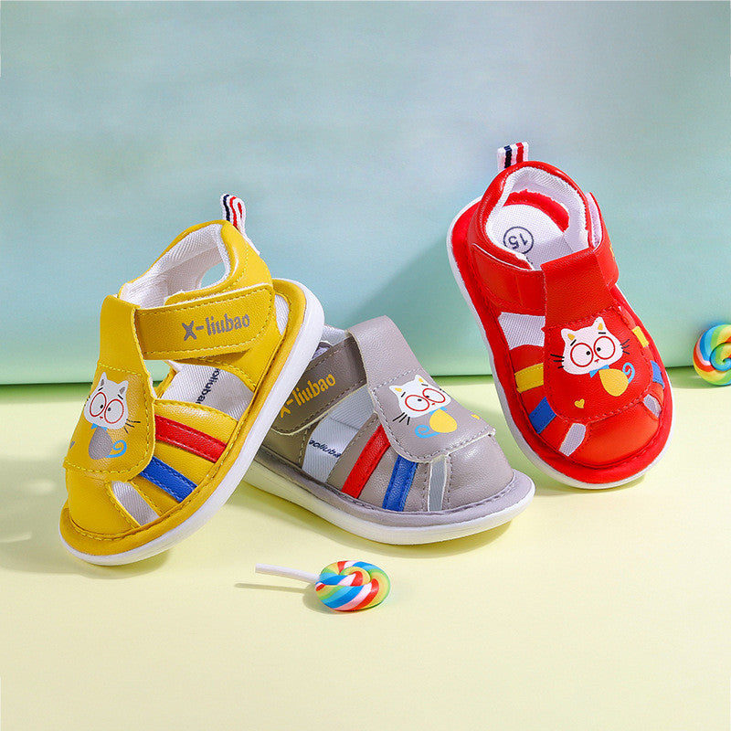 Weiche, rutschfeste Kinderschuhe mit Klettverschluss | LuxeStyle