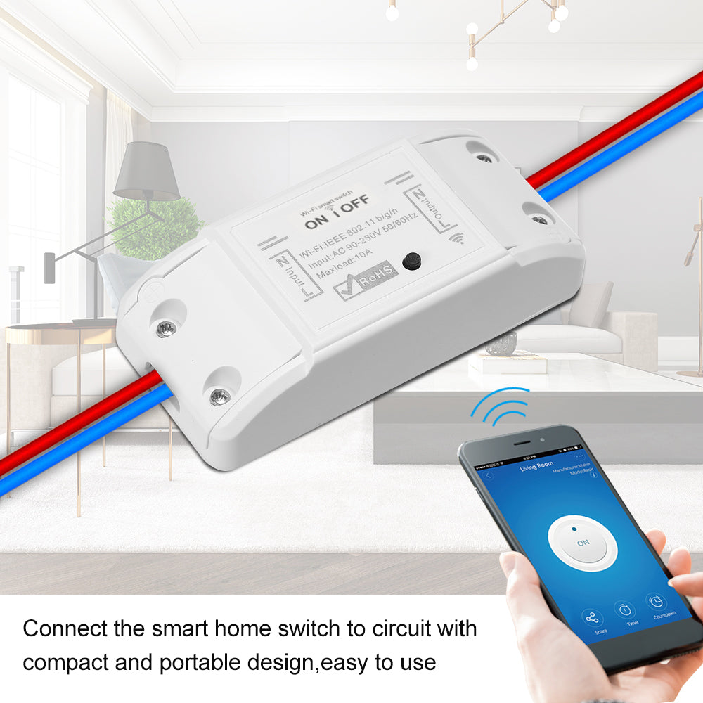 WLAN-Funksteckdose mit Timer, 10A/2200W – Ansicht 3