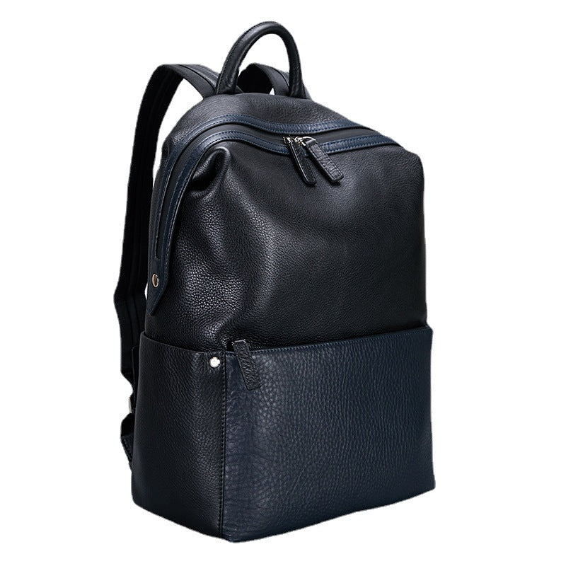 Retro Casual Rucksack aus Rindsleder für Herren – Bild 3 | LuxeStyle