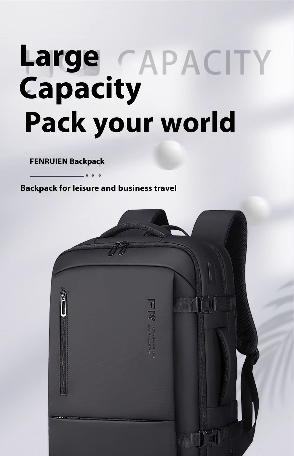 Grosser Rucksack für Pendler – Bild 2 | LuxeStyle