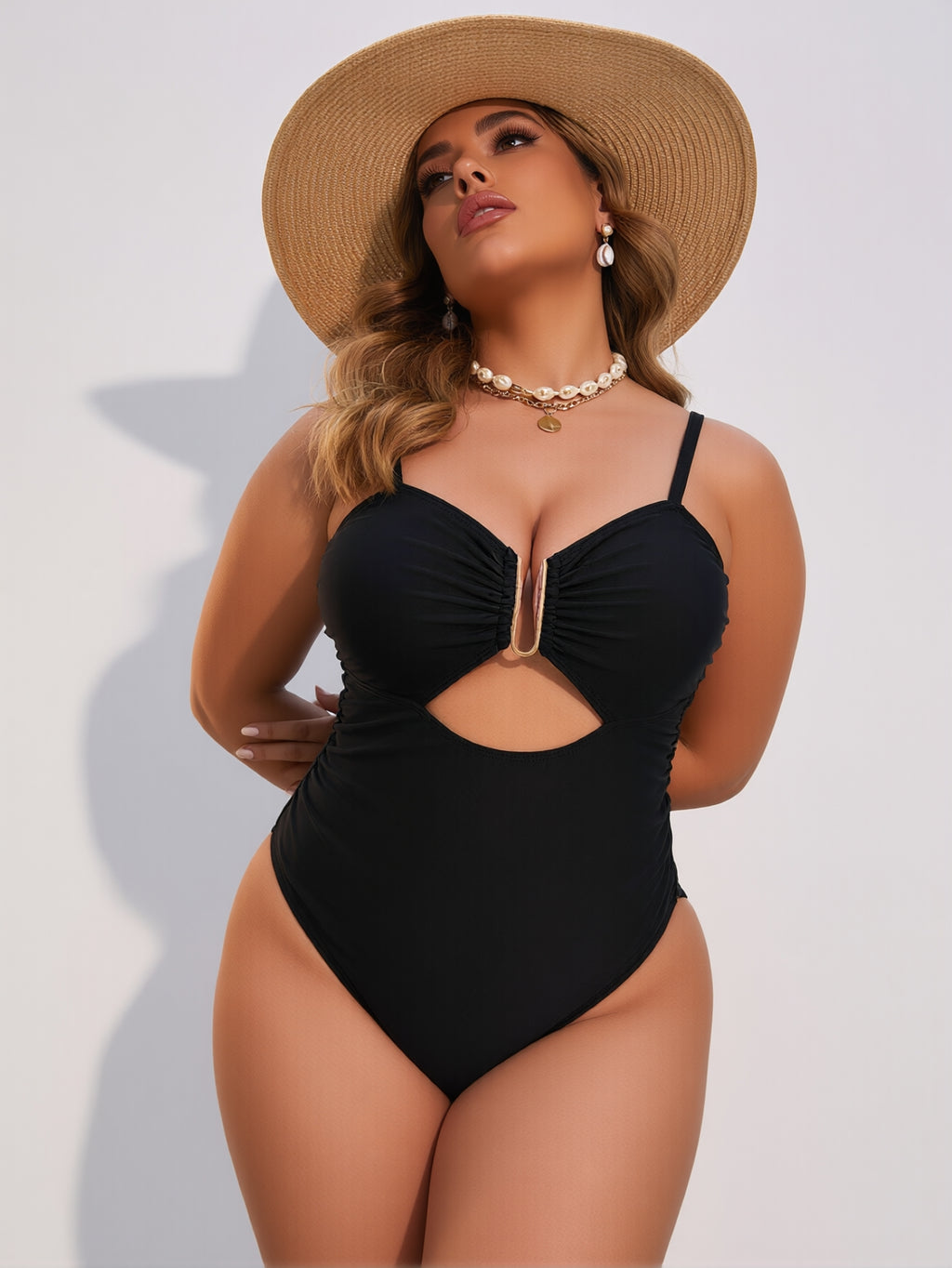 Eleganter High-Neck Tankini für Damen