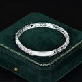 Filigranes Armband mit Hohl-Design und Hetian Jade