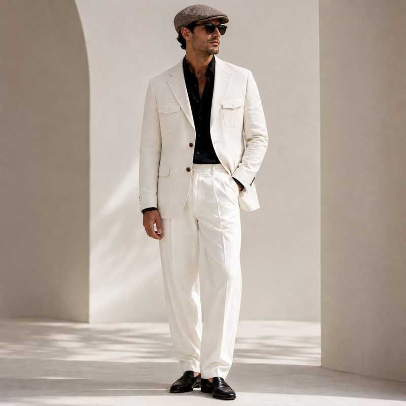 Leinen-Blazer für Herren