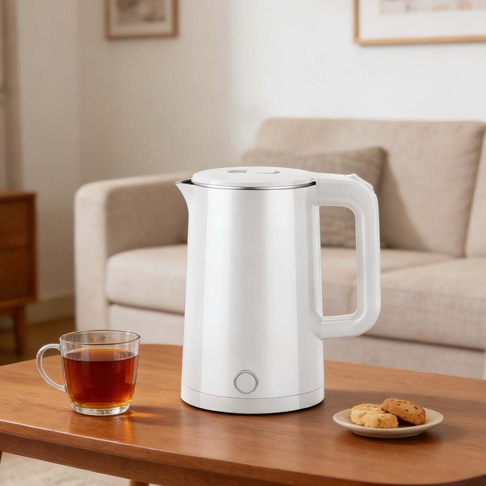 Elektrische Wasserkocher 2L Edelstahl