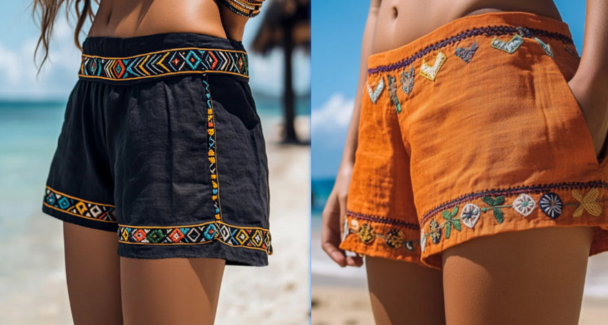 Polyester Damen-Shorts