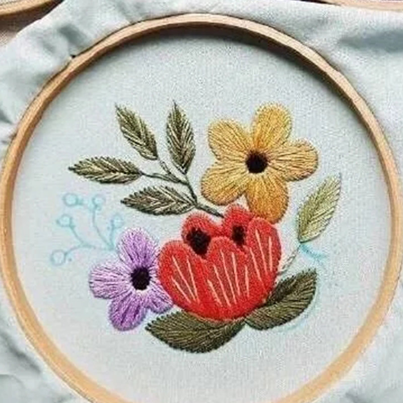 Stickset «Blumenwiese» für Einsteiger