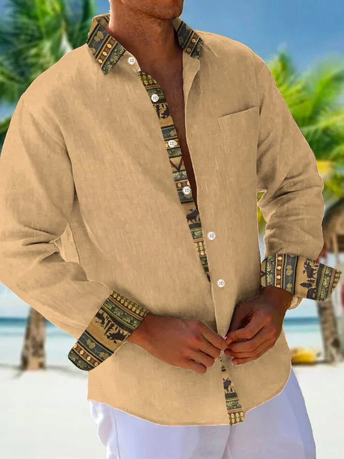 Lässiges Langarm-Shirt für Herren – Bild 4 | LuxeStyle
