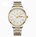 Elegante Herrenuhr mit Solar-Quarzwerk