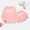 Partnerlook Letter Printed Pullover – Bild 1 | LuxeStyle