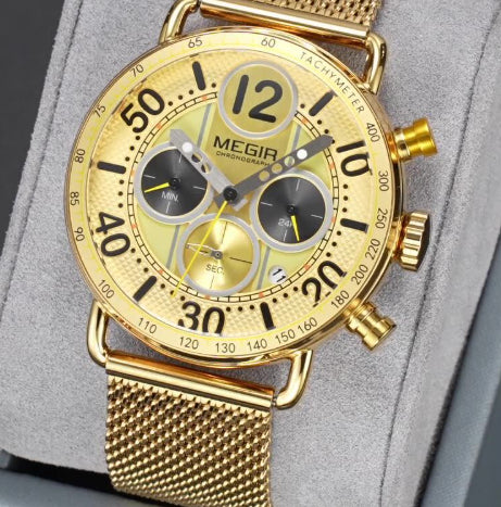 Goldene Herren-Armbanduhr