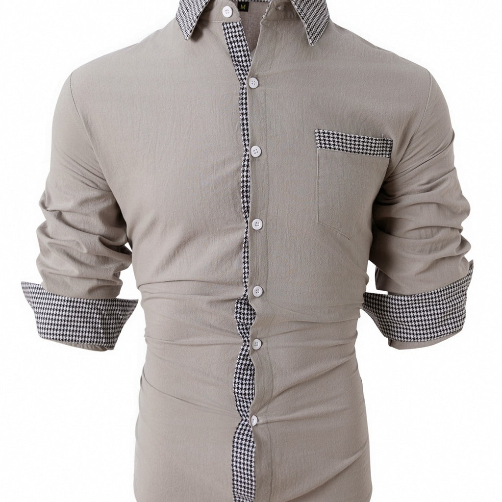 Herren Langarmhemd Casual – Bild 1 | LuxeStyle