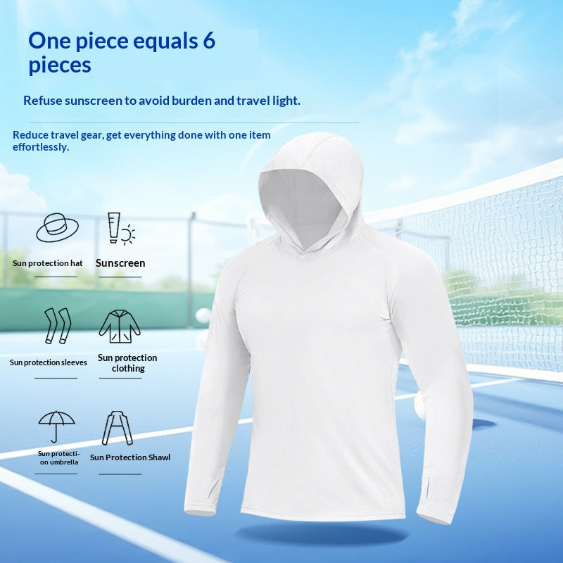 Kapuzenjacke Slim-Fit mit UV-Schutz