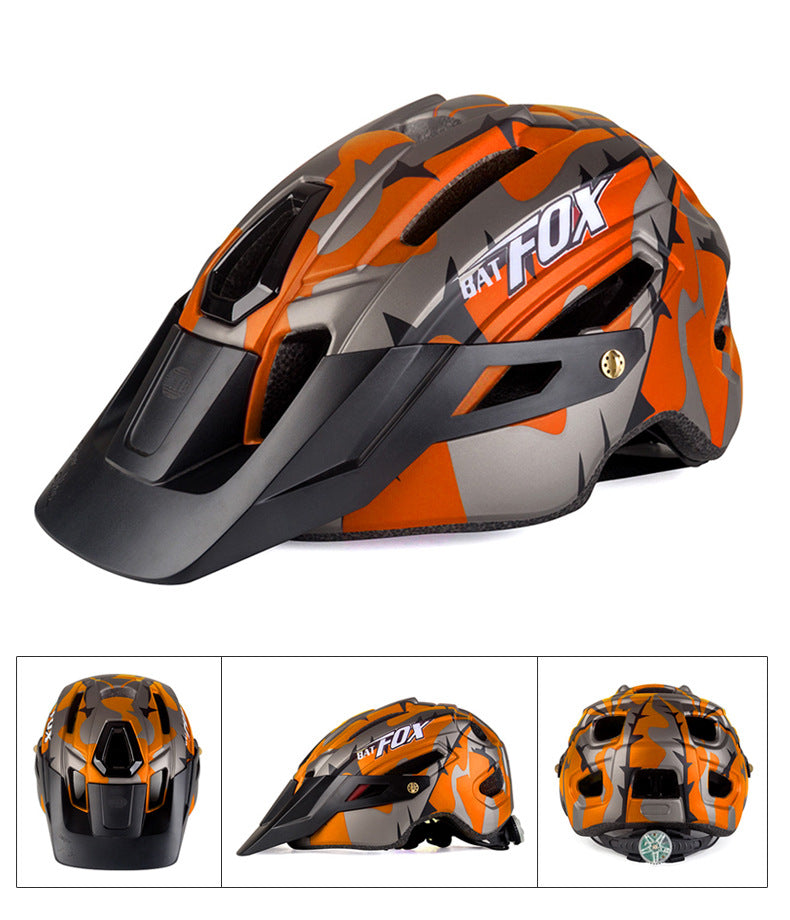 Integrierter Fahrradhelm