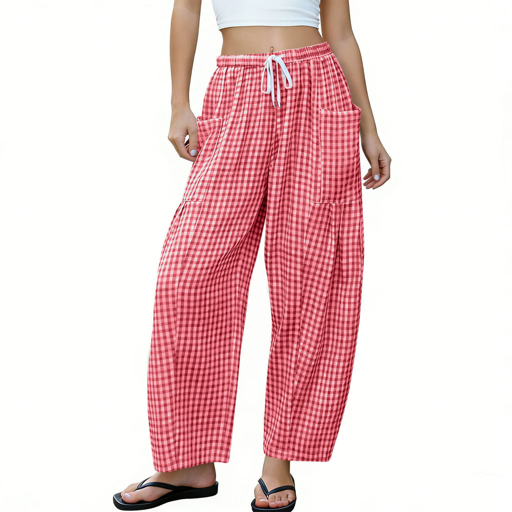High-Waist Wide Leg Hose