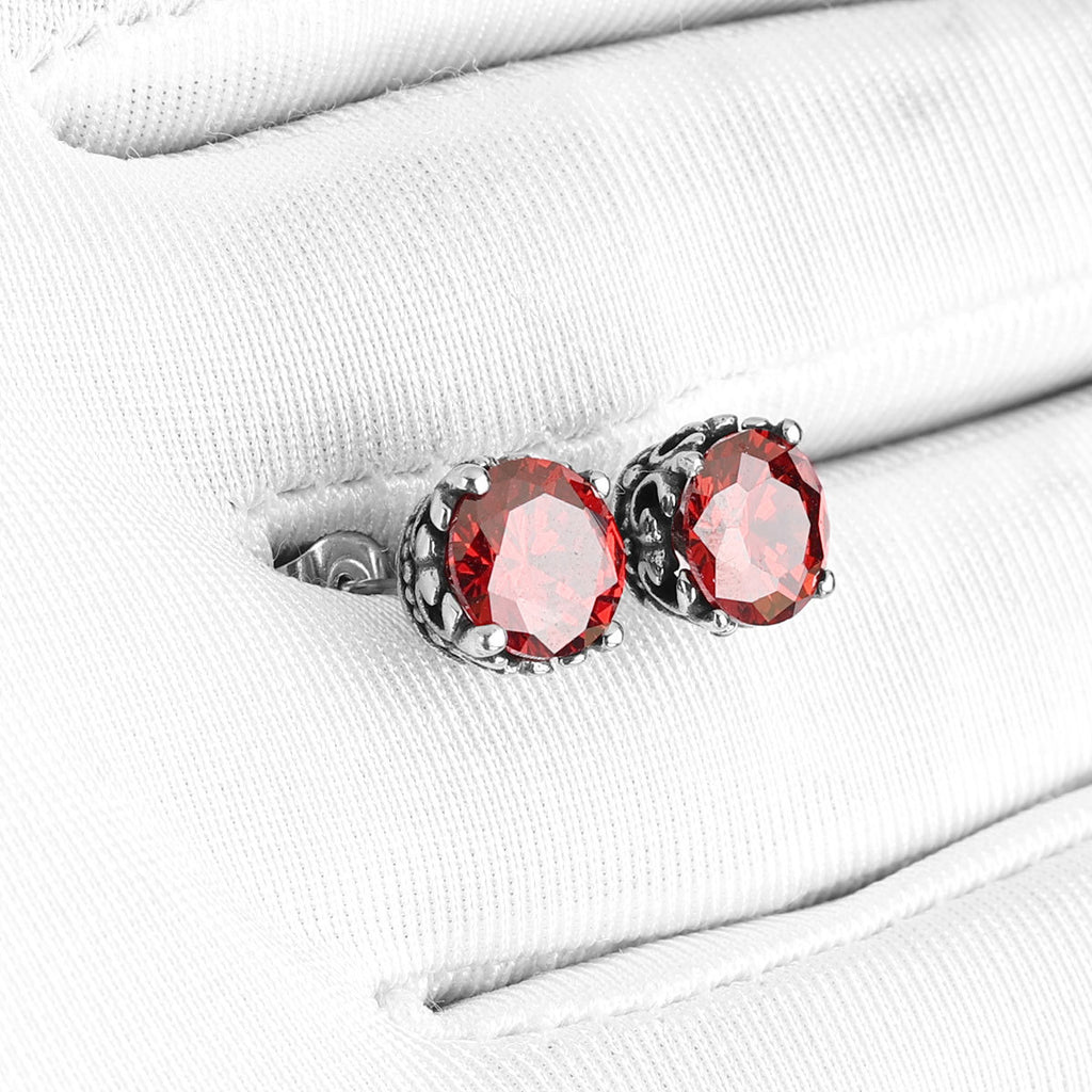 Farbige Edelstein Ohrringe, unisex