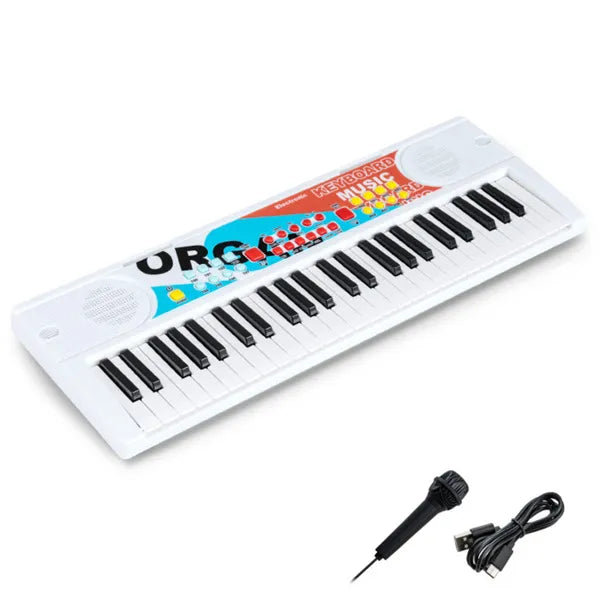 49 Tasten Kinder Keyboard mit Mikrofon