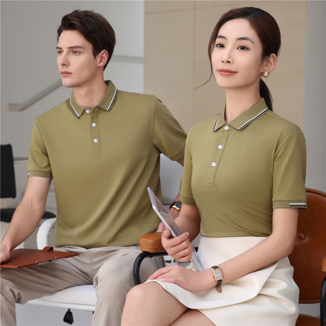Polo-Shirt aus gewaschener Baumwolle – Bild 2 | LuxeStyle