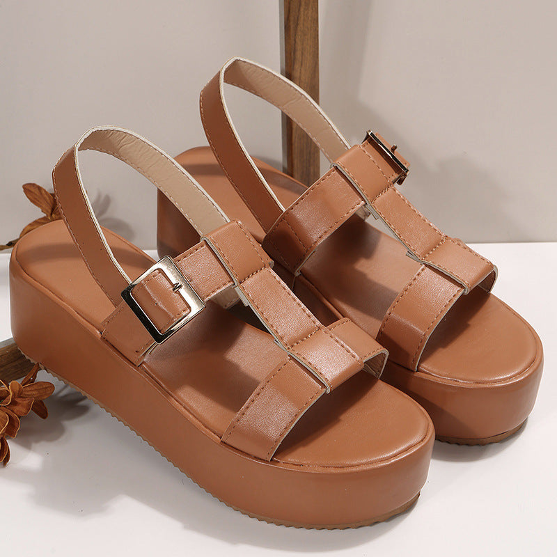 Fashion Personality Plateau-Sandalen – Bild 7 | LuxeStyle
