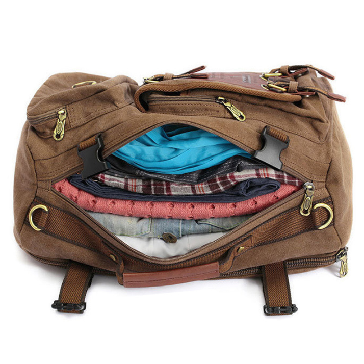 Berk – Grosser Canvas-Reiserucksack – Bild 4 | LuxeStyle