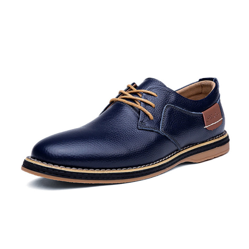 Grosse Herren Lederschuhe im britischen Stil