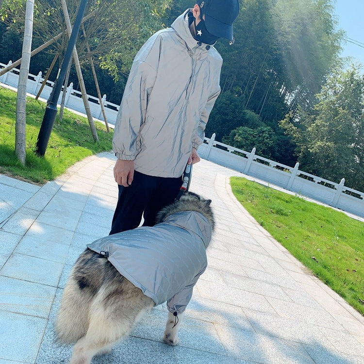 Reflektierende Partnerlook Windjacke für Mensch & Haustier