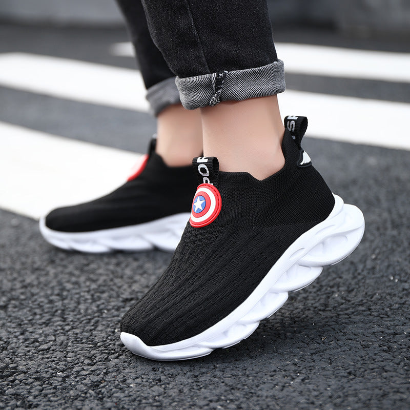 Kinder Strick-Sneaker «Small White» | LuxeStyle