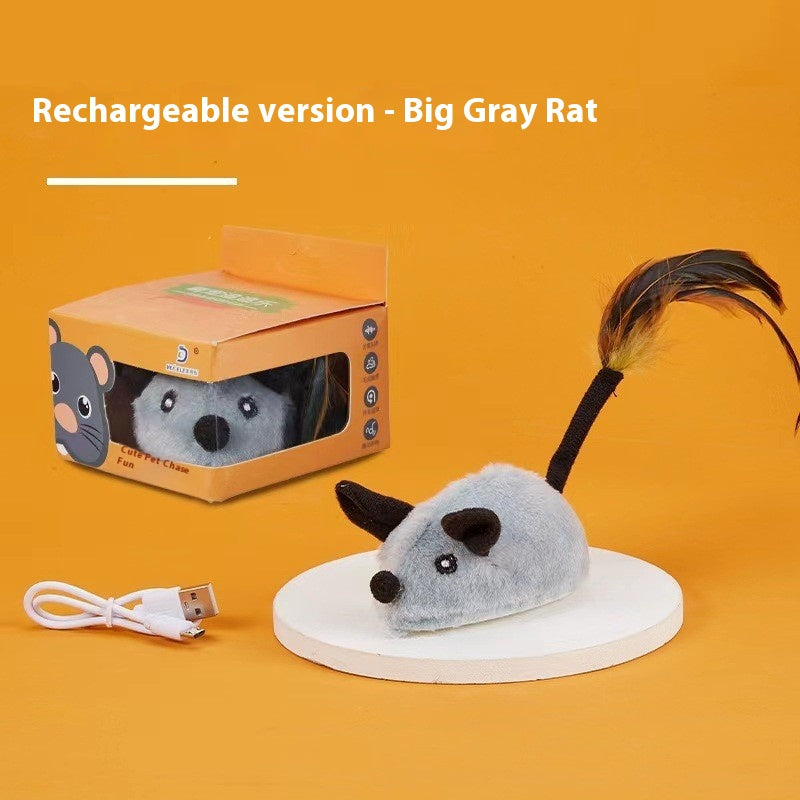 Ferngesteuerte Plüschmaus für Katzen