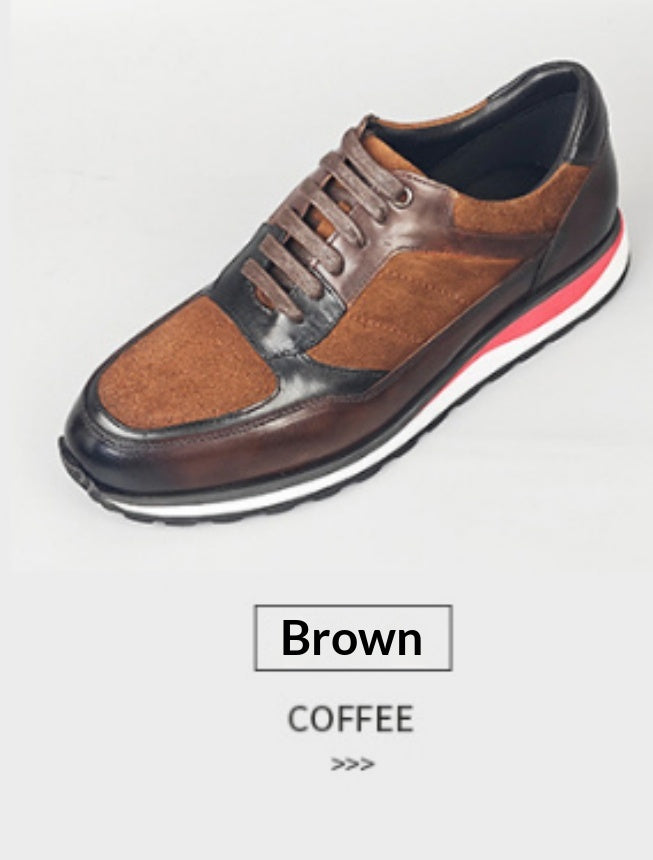 Britische Casual Lederschuhe im Retro-Stil