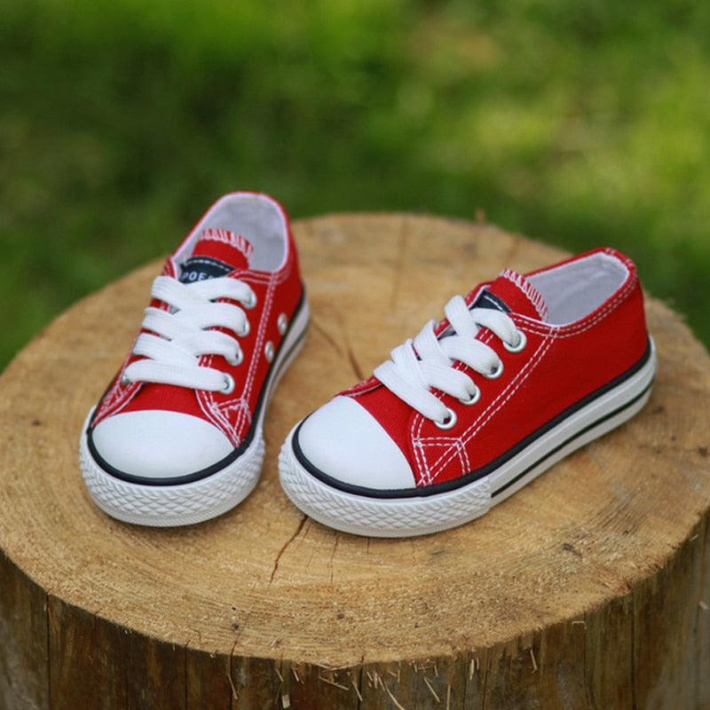 Kinder-Canvas-Schuhe mit Gummisohle – Bild 10 | LuxeStyle
