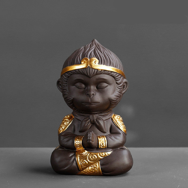 Teetier Affenkönig aus Keramik – Bild 2 | LuxeStyle