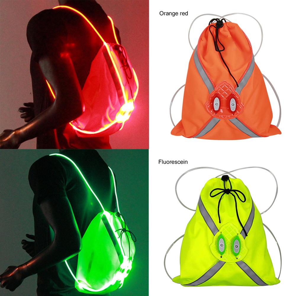 Reflektierender Rucksack mit Kordelzug – Bild 5 | LuxeStyle
