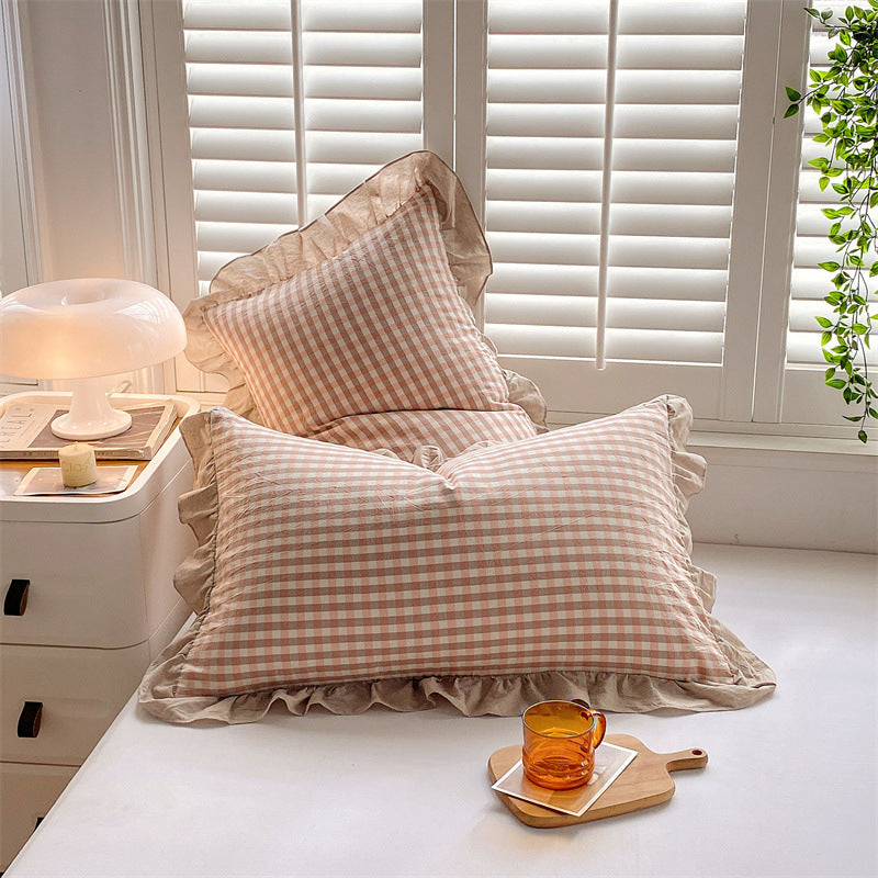 Kissenbezug mit Rüschen aus Baumwolle – Bild 4 | LuxeStyle