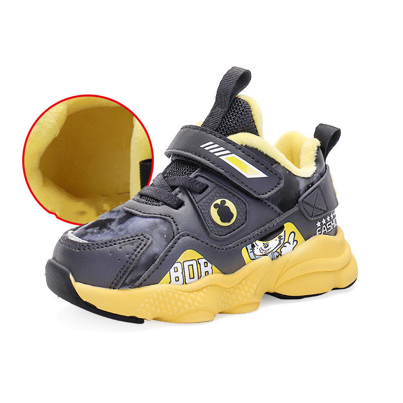 Plüsch-Babyschuhe mit Klettverschluss | LuxeStyle