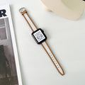 Koreanisches Canvas-Lederarmband für Apple Watch | LuxeStyle