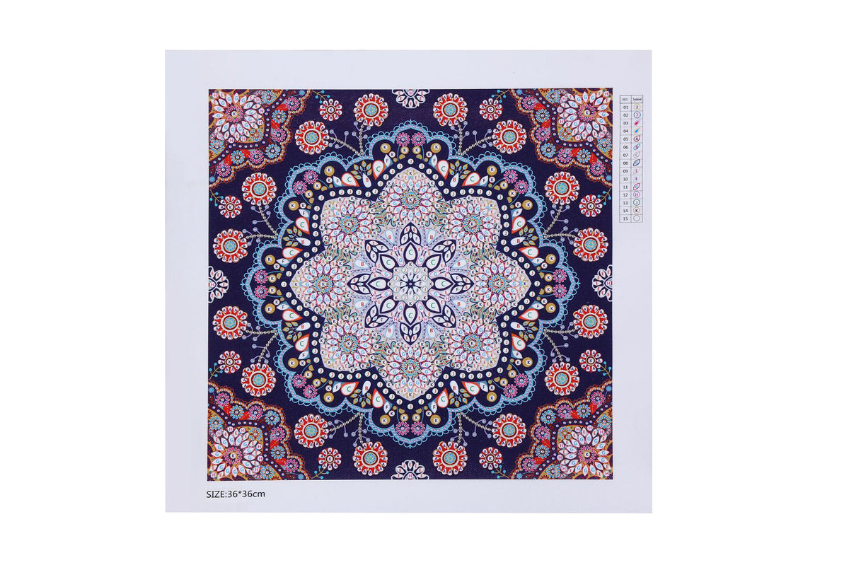 Diamond Painting: Abstraktes Diamant-Mosaik – Bild 1 | LuxeStyle