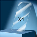 Panzerglas Schutzfolie für iPhone · 4er-Pack