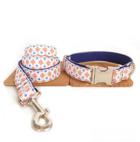 Halsband- und Leinen-Set „Orange Lantern“ – Bild 6 | LuxeStyle
