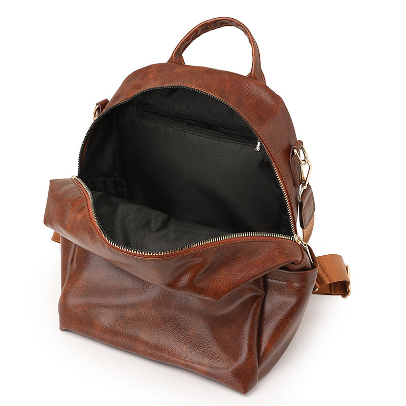 PU Rucksack mit grossem Fassungsvermögen – Bild 2 | LuxeStyle