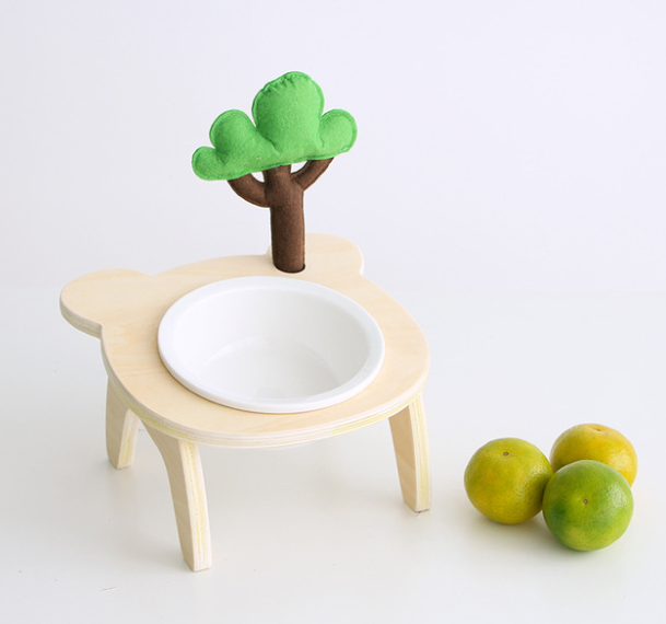 Cub Bowl Futterstation Holz – Bild 2 | LuxeStyle