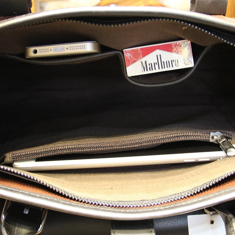 Herren-Handtasche aus Rindsleder – Bild 2 | LuxeStyle