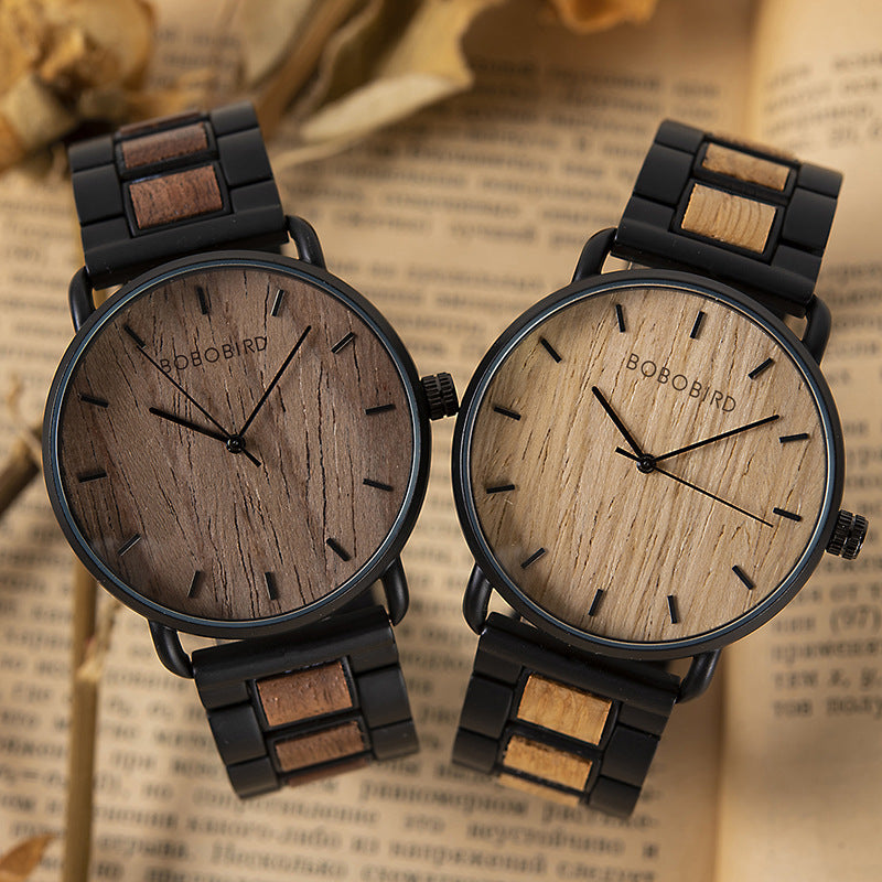 Holz-Armbanduhr mit Quarzwerk – Bild 5 | LuxeStyle